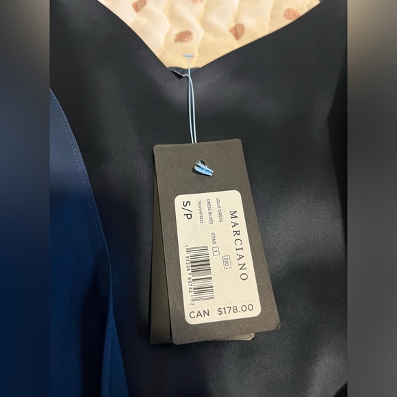 Brand new: Marciano one shoulder cocktail dress sz S - Picture 8 of 8